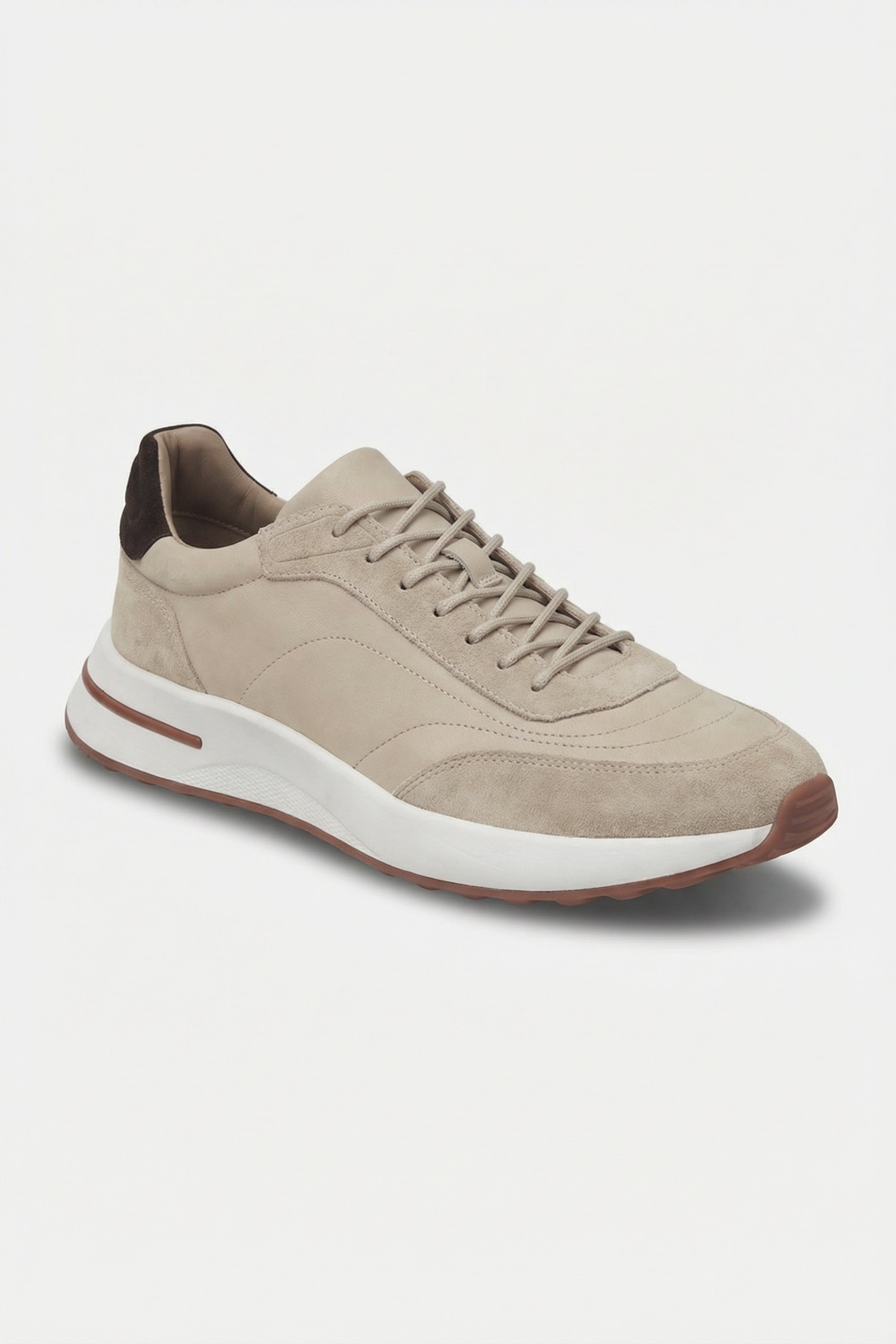 Bergamo Suede Sneaker Champagne