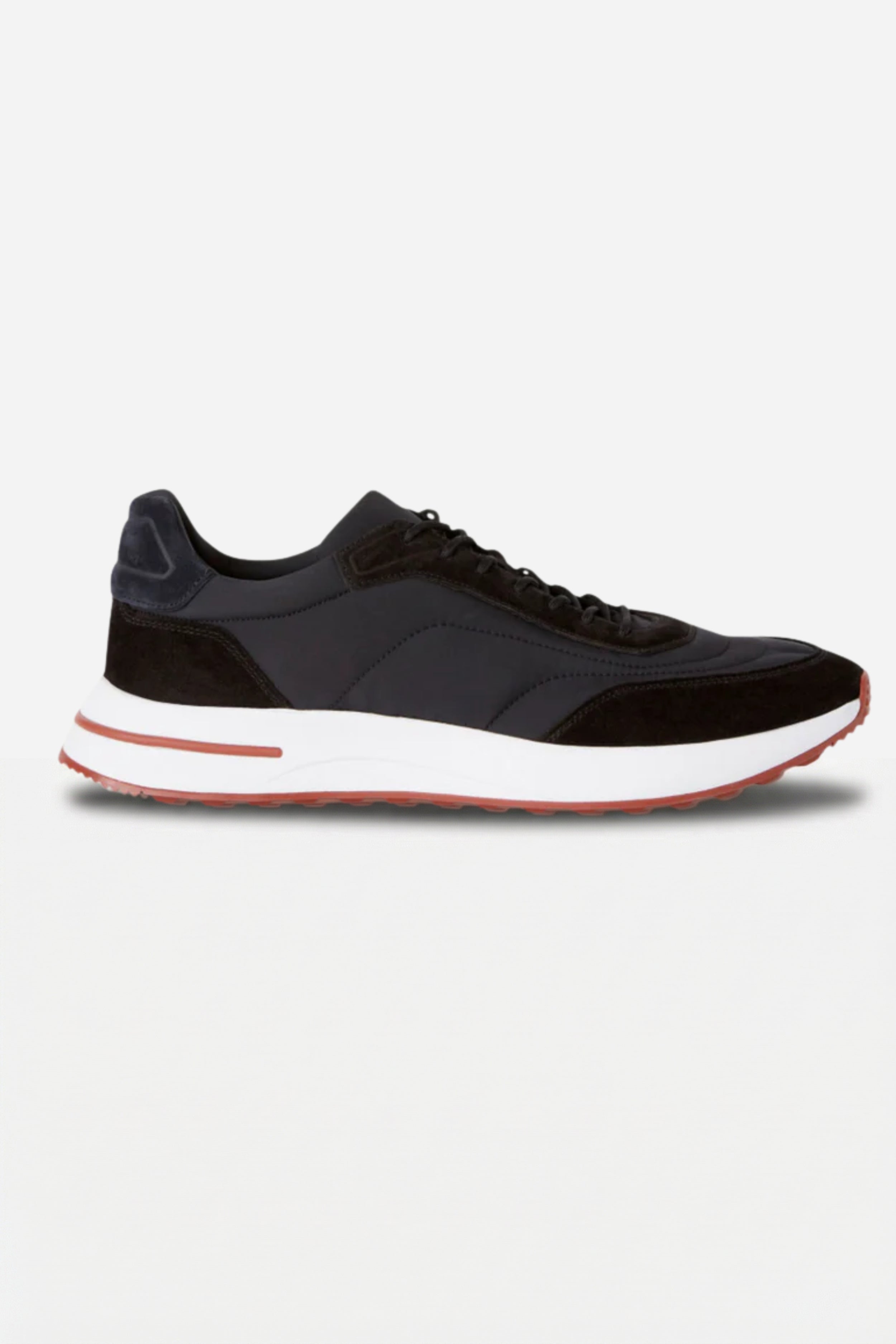 Bergamo Suede Sneaker Obsidian