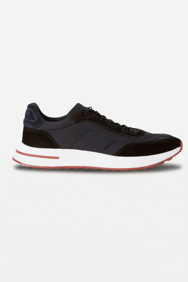 Bergamo Suede Sneaker Obsidian
