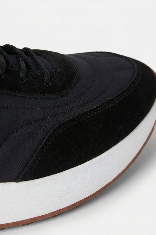 Bergamo Suede Sneaker Obsidian