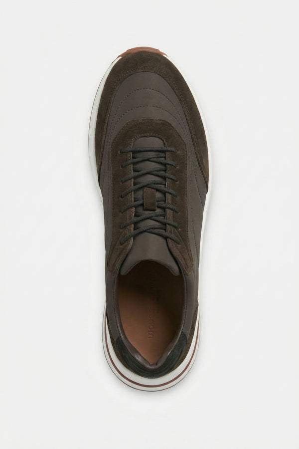 Bergamo Suede Sneaker Espresso