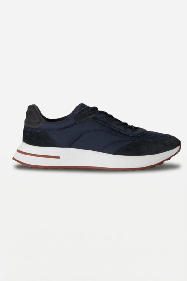 Bergamo Suede Sneaker Navy