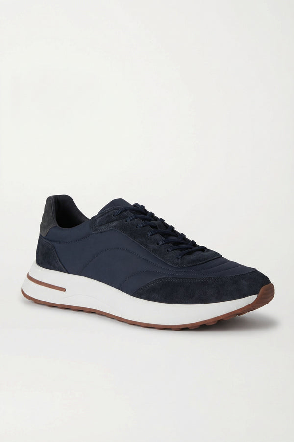 Bergamo Suede Sneaker Navy
