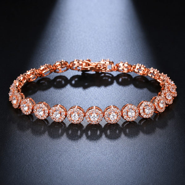 Shimmering Round Zirconia Bracelet