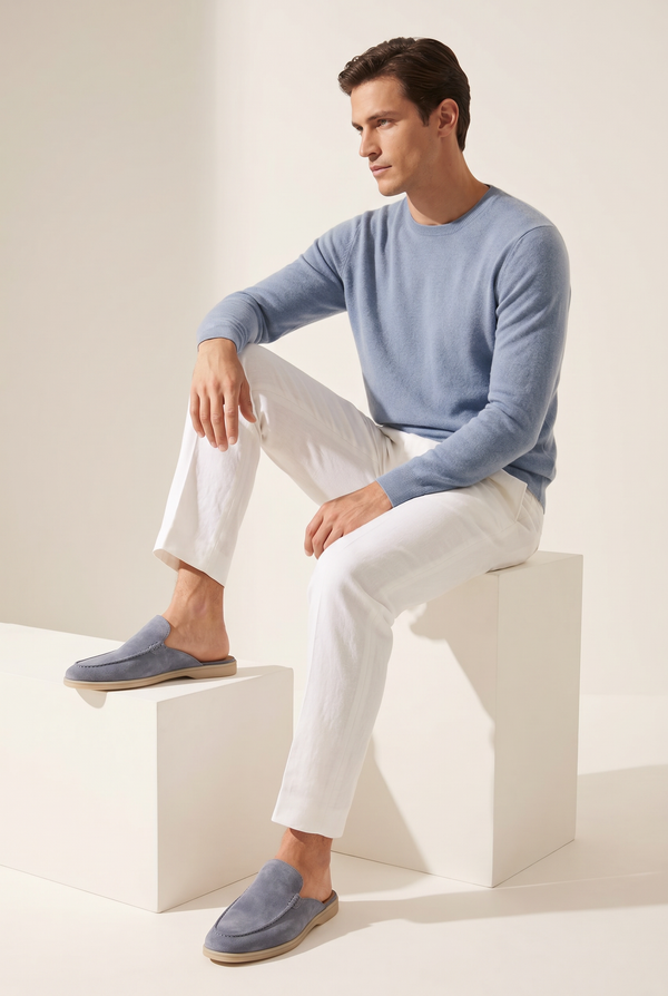 Mayfair Mule Baby Blue