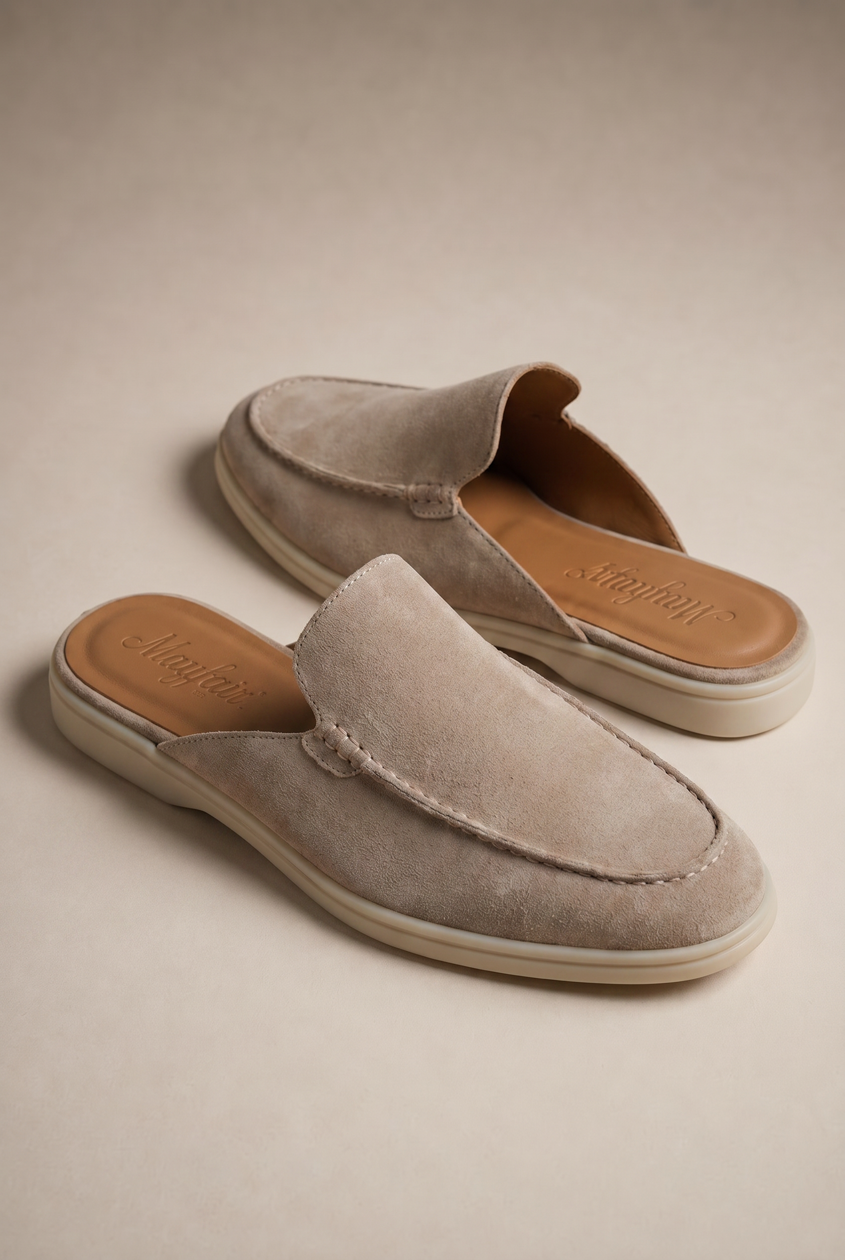 Mayfair Mule Beige