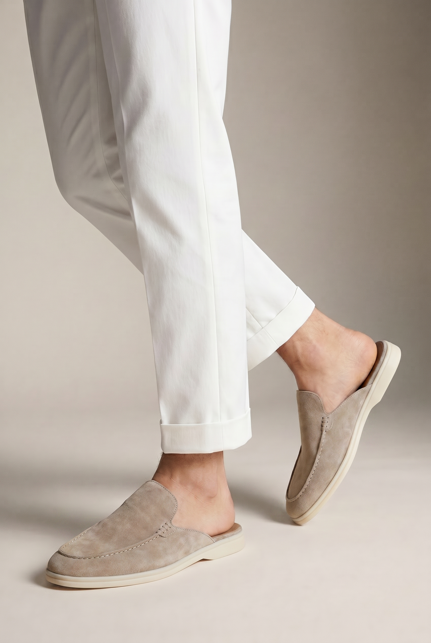 Mayfair Mule Beige