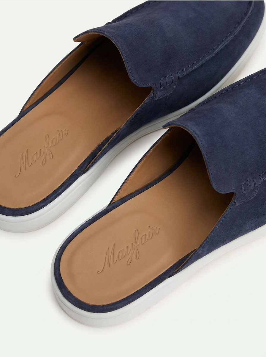 Mayfair Mule Navy