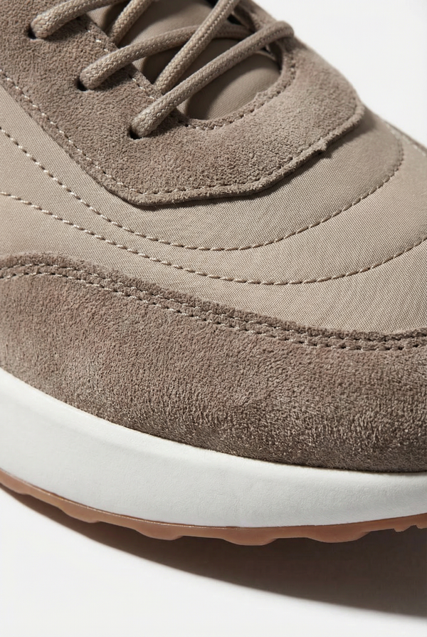 Bergamo Suede Sneaker Clay