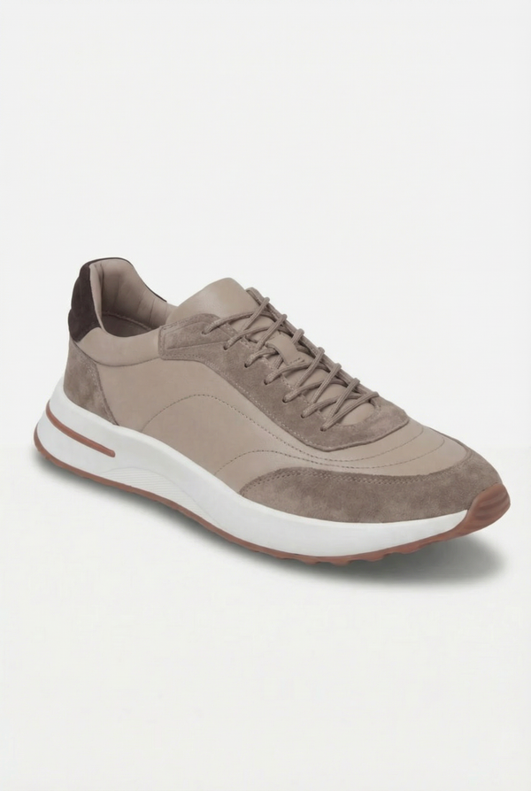 Bergamo Suede Sneaker Clay