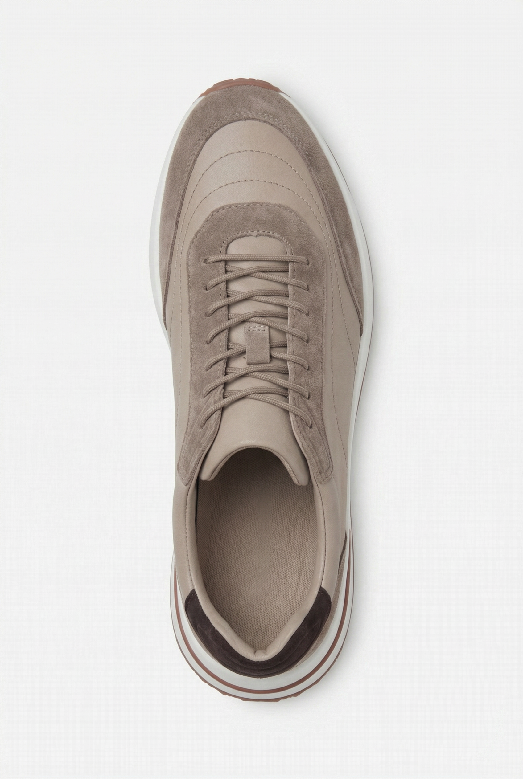 Bergamo Suede Sneaker Clay