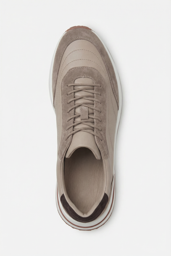 Bergamo Suede Sneaker Clay