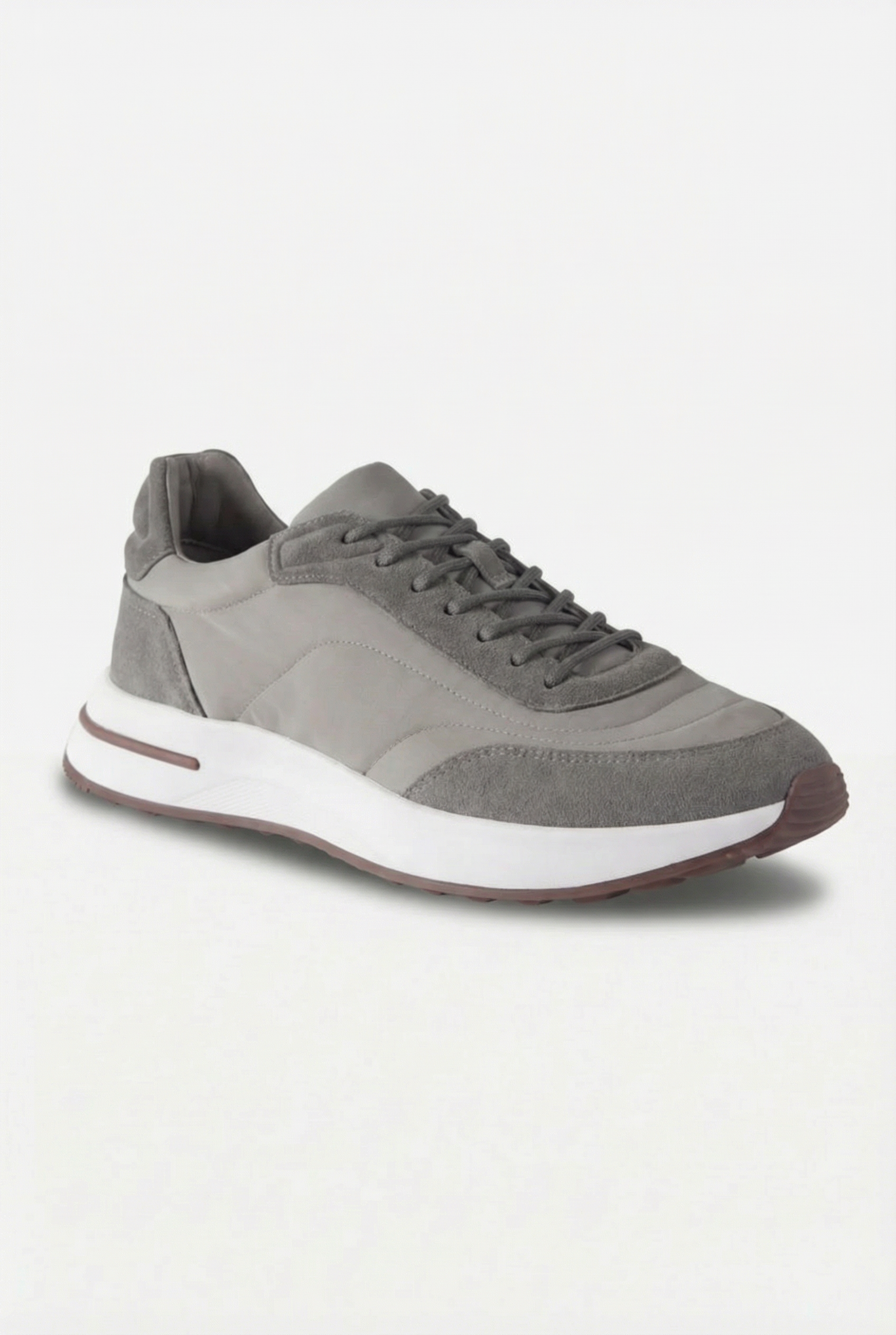 Bergamo Suede Sneaker Cement