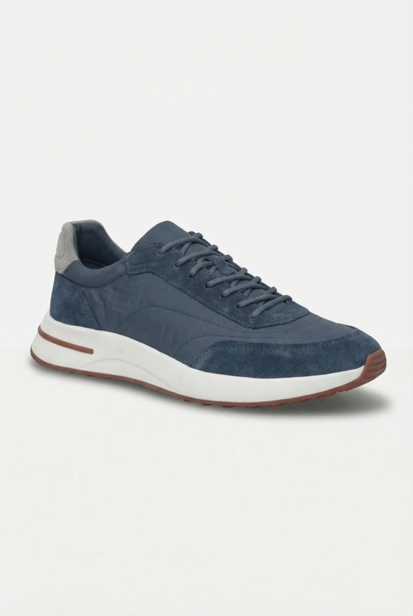 Bergamo Suede Sneaker Atlantic