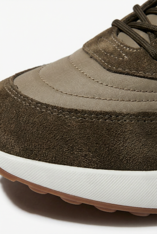 Bergamo Suede Sneaker Chestnut