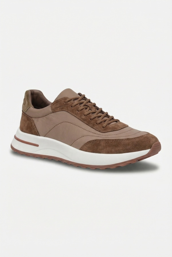 Bergamo Suede Sneaker Cognac