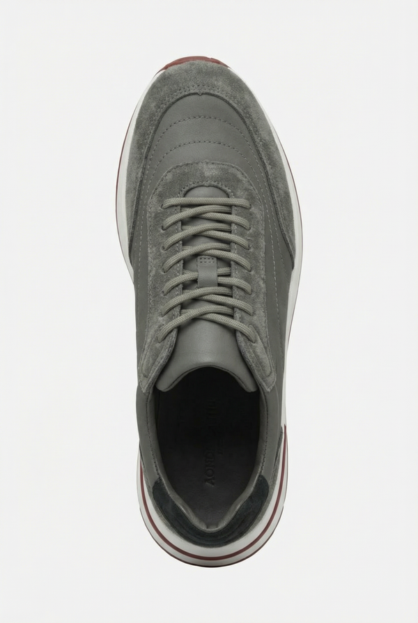 Bergamo Suede Sneaker Stone