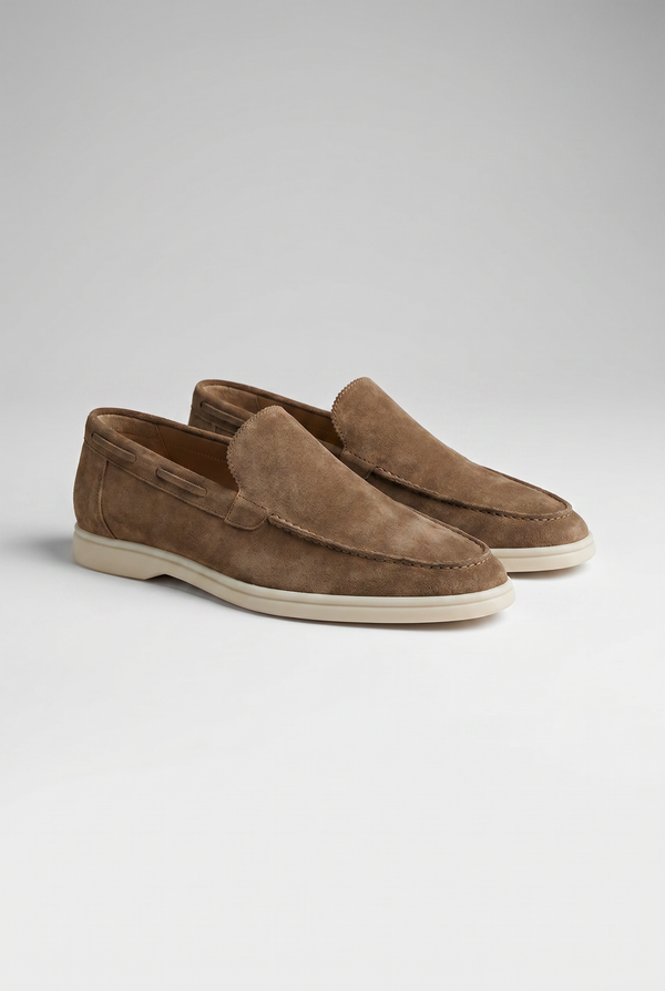 Classic Suede Loafer Camel