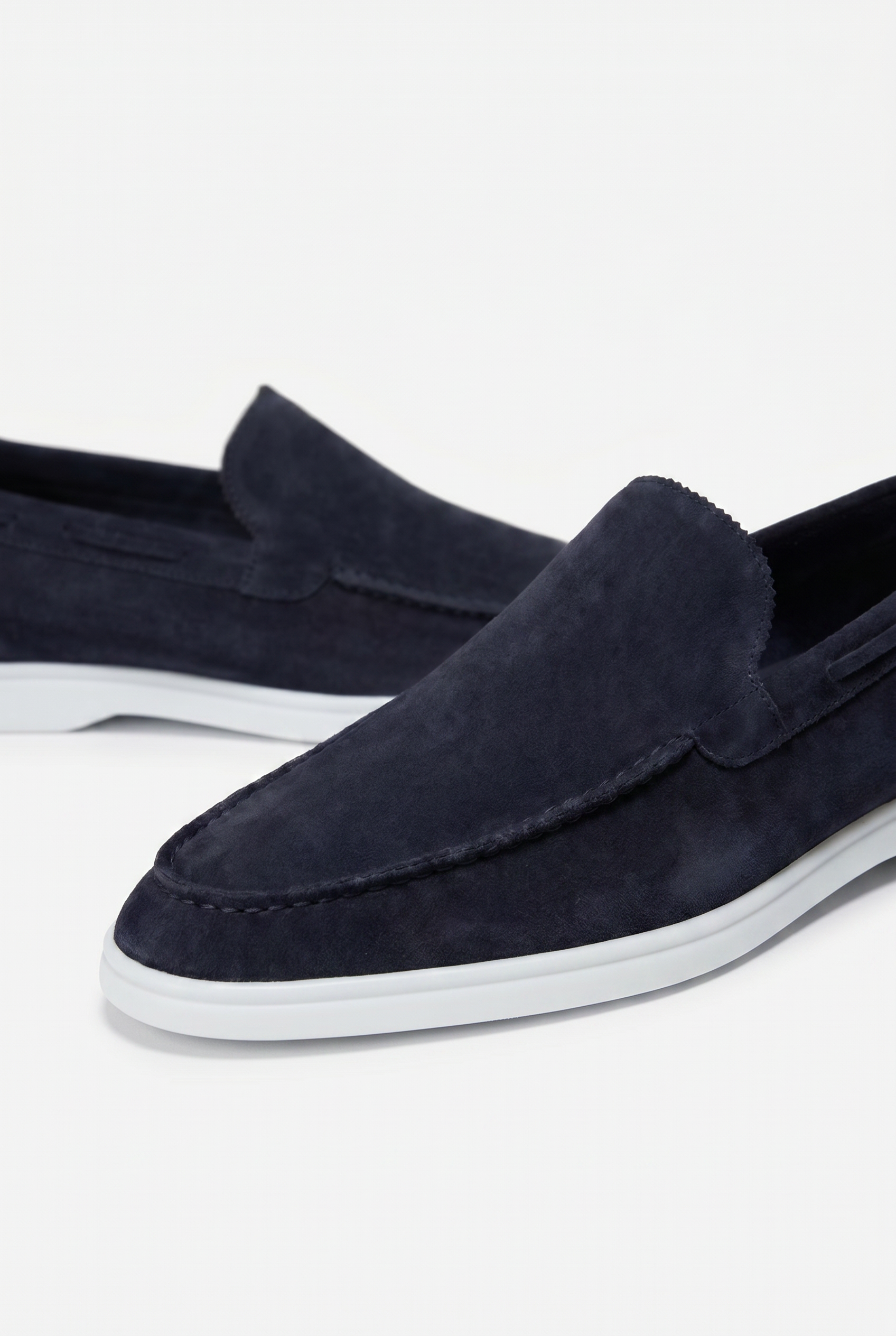 Classic Suede Loafer Navy