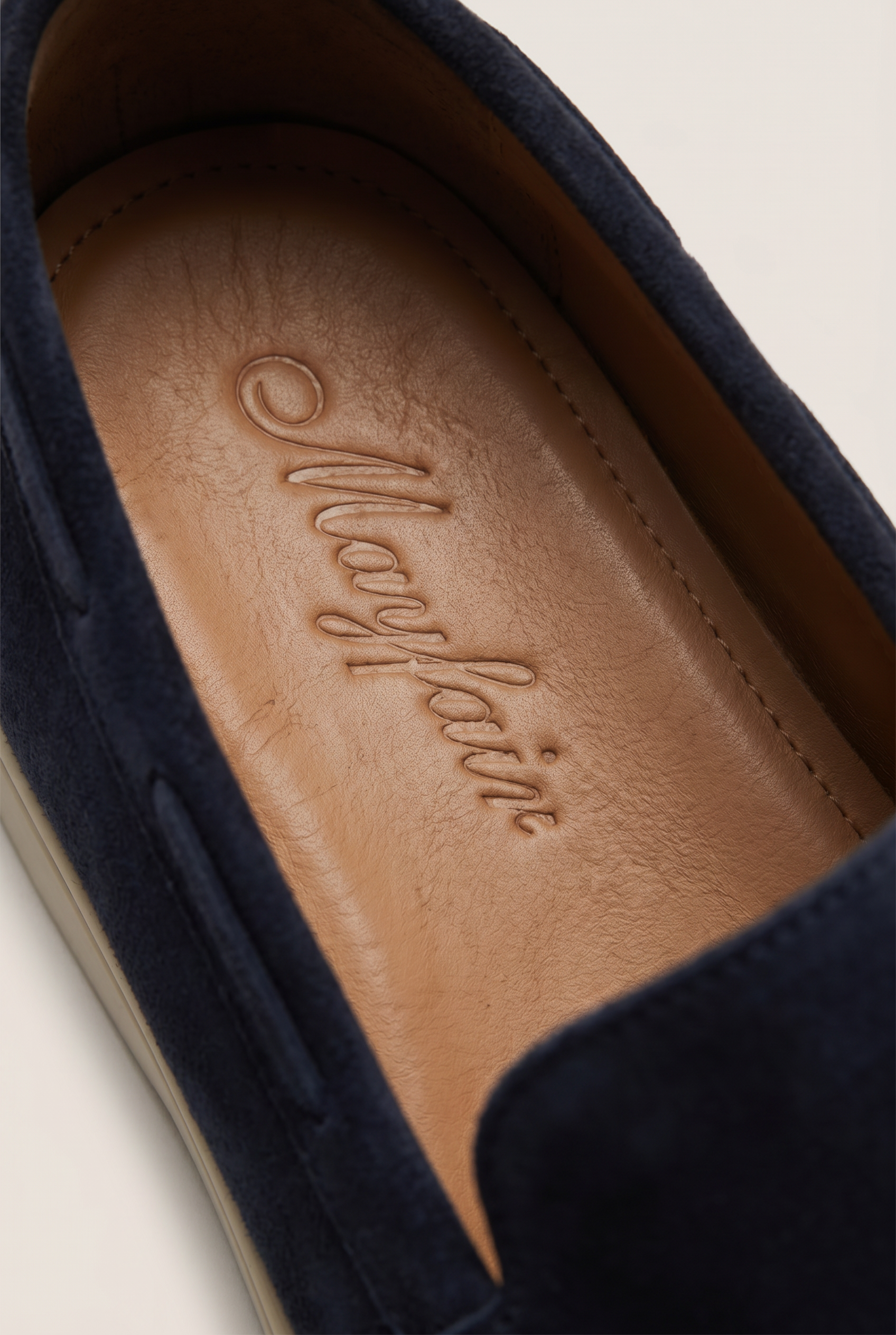 Classic Suede Loafer Navy