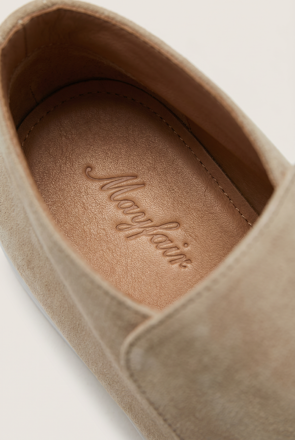 Captial Suede Loafer Beige