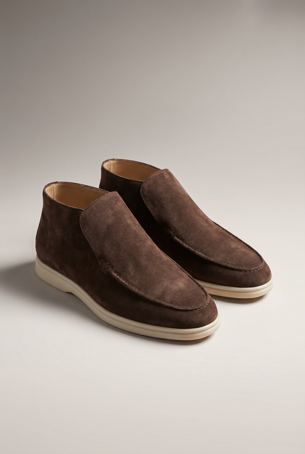 Captial Suede Loafer Brown