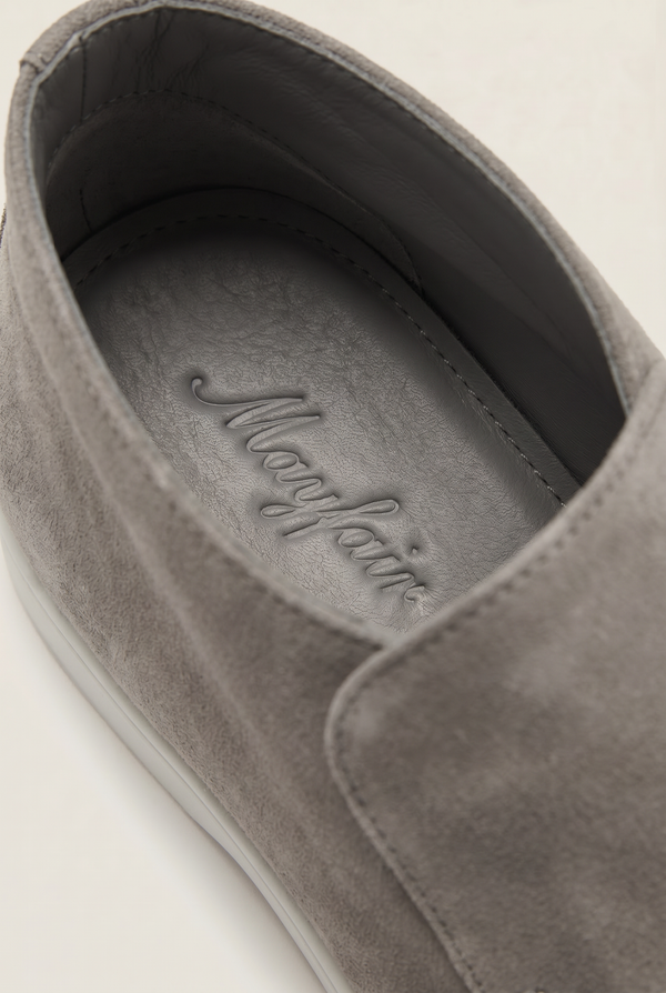 Captial Suede Loafer Grey