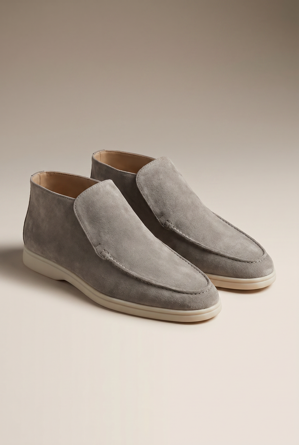 Captial Suede Loafer Grey