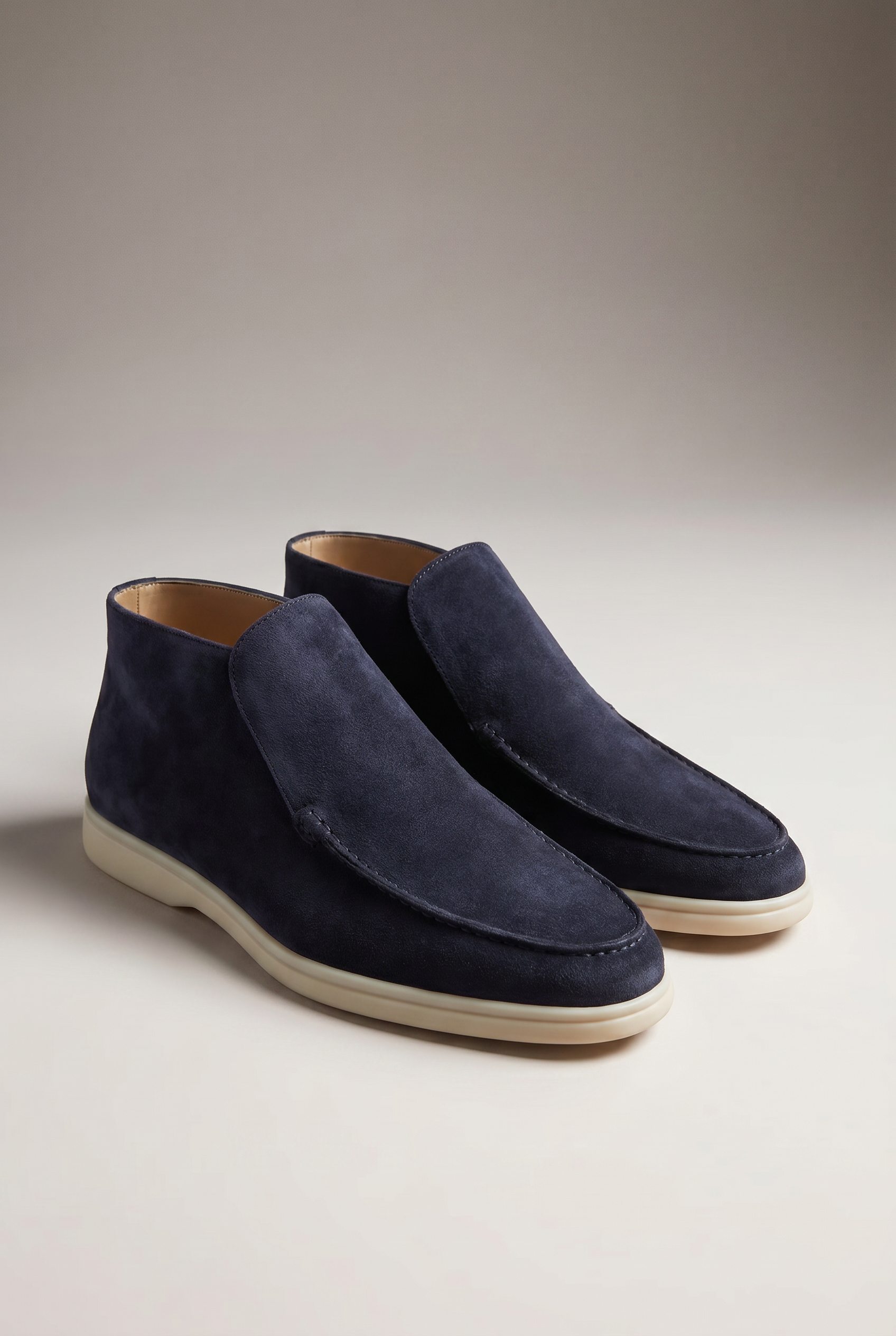 Captial Suede Loafer Navy