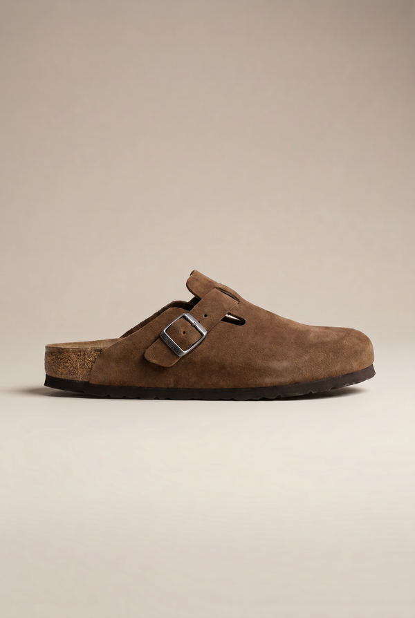 Mayfair Calfsuede Clog Brown