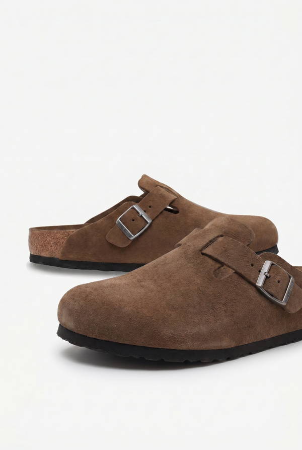 Mayfair Calfsuede Clog Brown