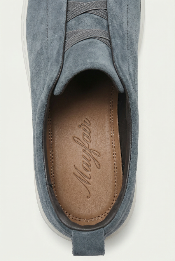 Mayfair Suede Slip-On Grey