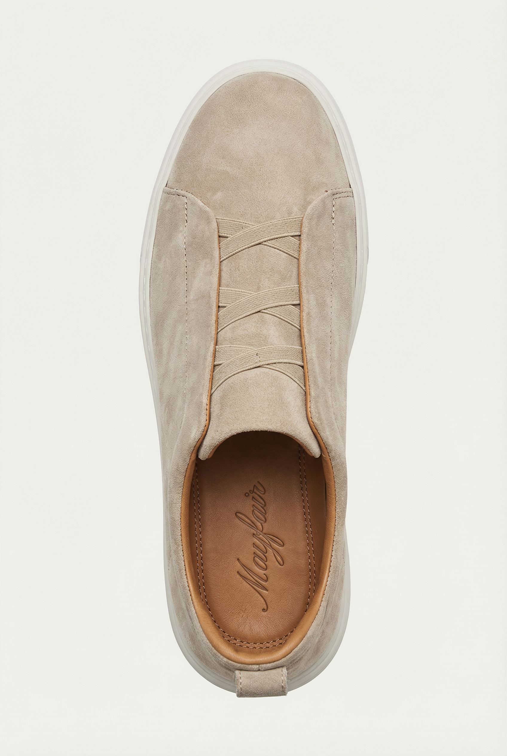 Mayfair Suede Slip-On Beige