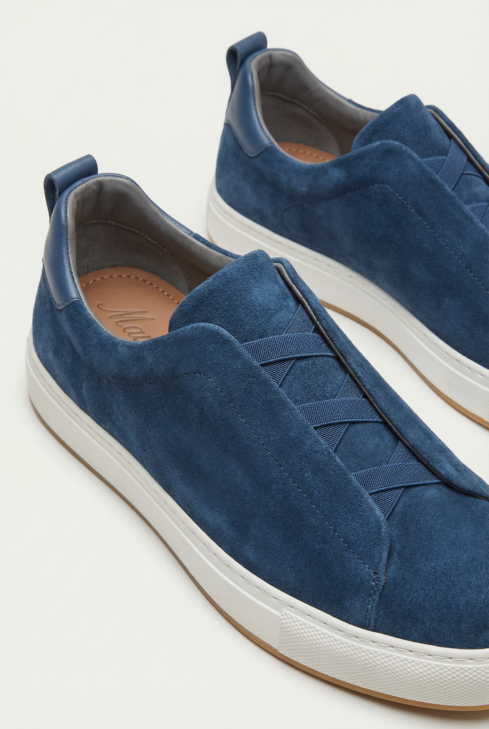 Mayfair Suede Slip-On Navy