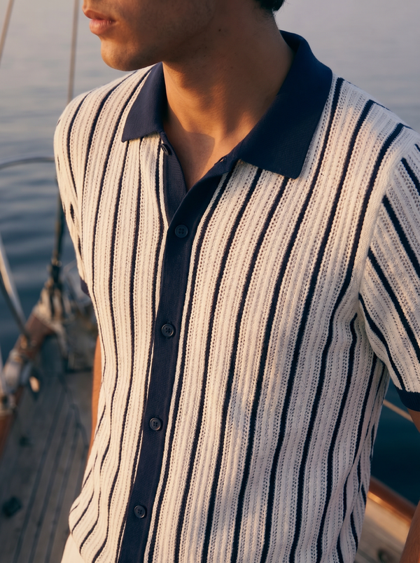 Riviera Navy Stripe Summer Set