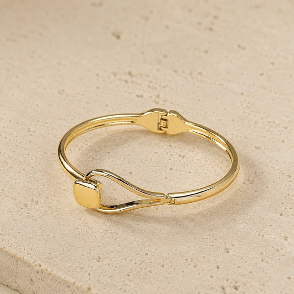 Minimalist Spring Gold Bracelet