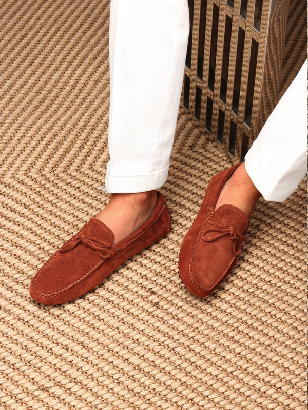 Mayfair Suede Roadster Shoes Sienna