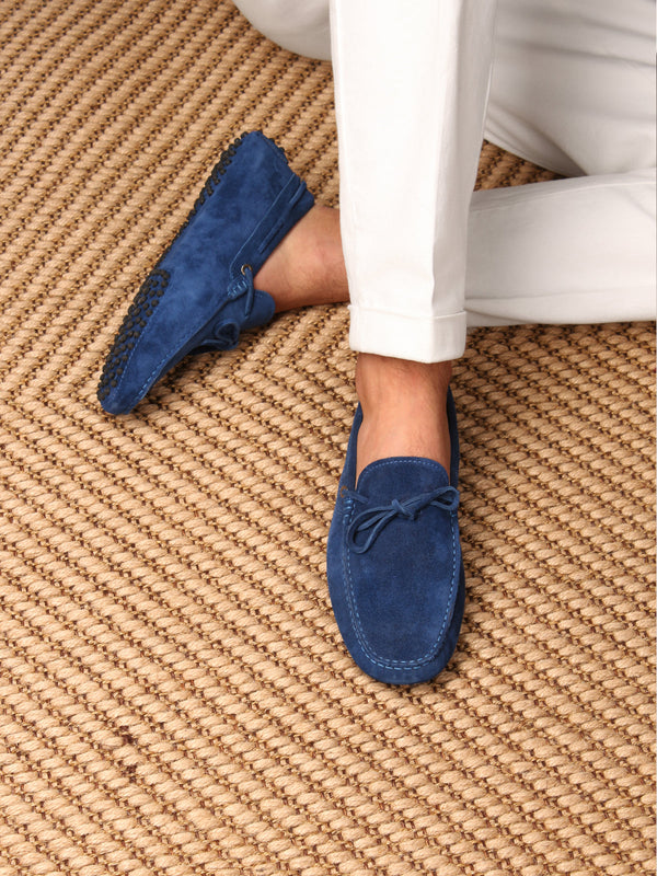 Mayfair Suede Roadster Shoes Ultramarine